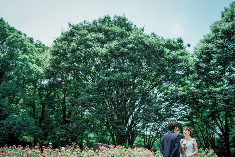 【GREEN & PARK】緑あふれる代々木公園でのナチュラルフォトウェディング!