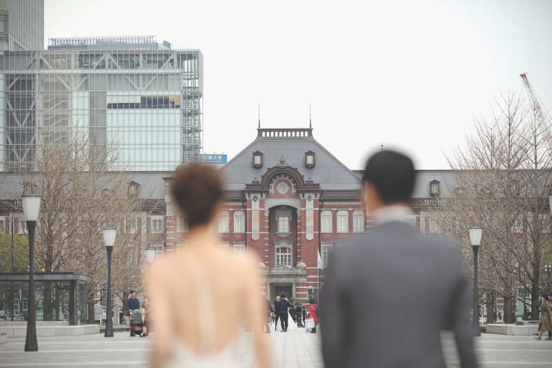 【東京駅フォトプラン】*データ100カット*東京駅周辺ロケ撮影で「フォトアルバム付き」のスタンダードプラン☆