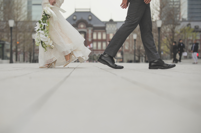 【東京駅フォトプラン】*データ100カット*東京駅周辺ロケ撮影で「フォトアルバム付き」のスタンダードプラン☆