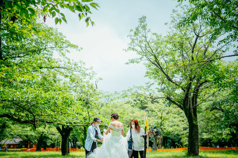 【代々木公園】フォト+ムービーウェディング データ100カット以上