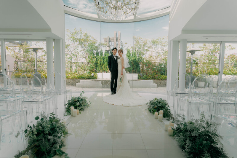 【東京半日フォト&ムービーツアー】チャペル〜グリーンプラン データ200カット以上