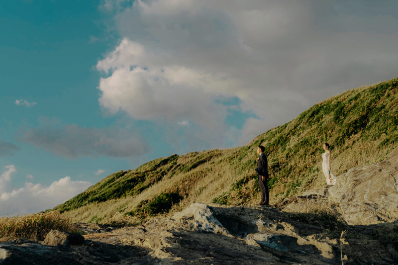 【城ヶ島:前撮りパックプラン】結婚式で使えるオープニングムービー&ウェルカムボードが付いてくる!!