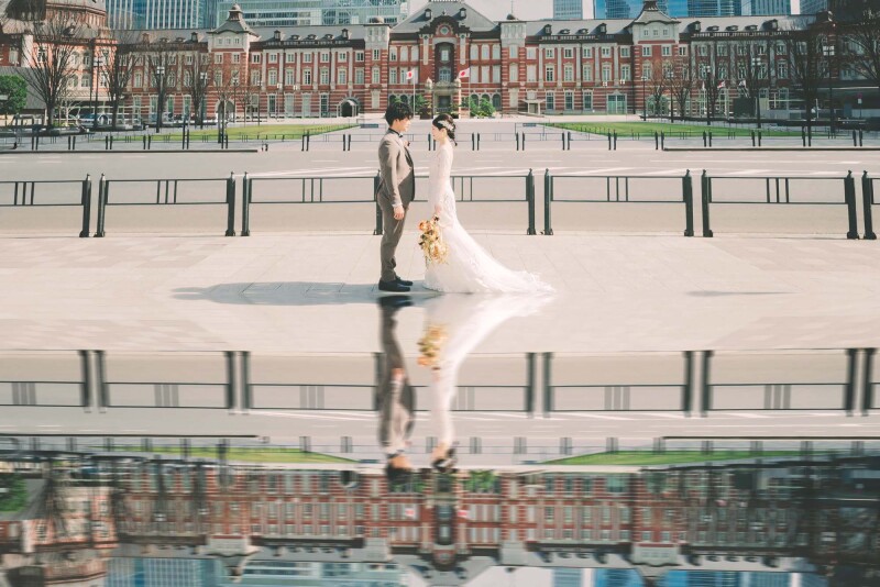 【Photorait限定!豪華2大特典付】東京駅昼撮影*無料で結婚式で使えるオープニングムービーが付いてくる!!