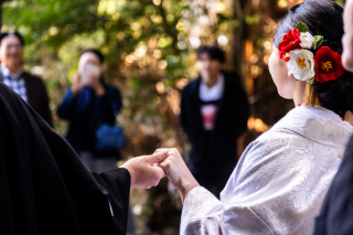 神社挙式【結プラン♪】挙式＆会食衣装レンタルのセット！！挙式データアルバム付き