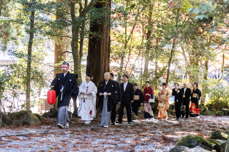 神社挙式【結プラン♪】挙式&会食衣装レンタルのセット!!挙式データアルバム付き