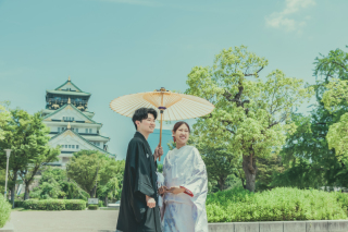 和装とカラードレス