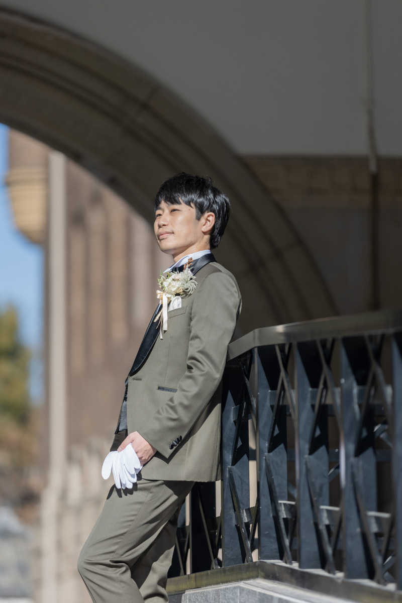 新郎様のソロショット