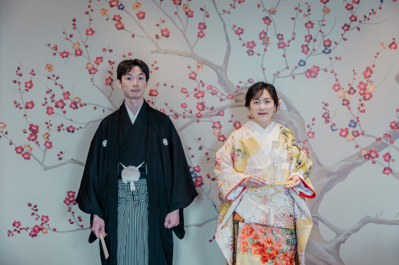 咲き誇る梅の花