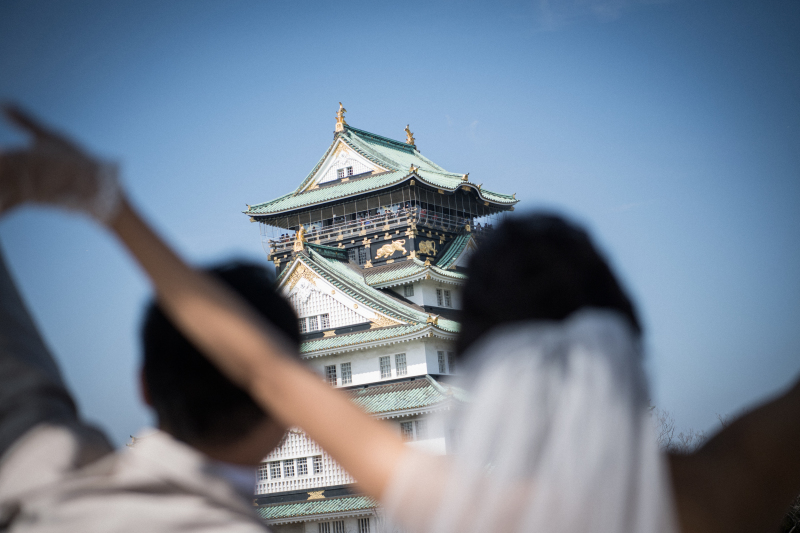 絶景の大阪城を至近に感じるフォトスポット!