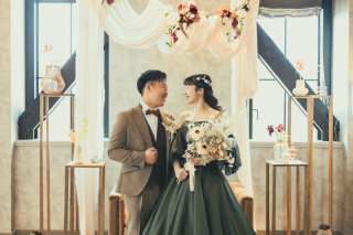 カラードレスでおふたりらしさを表現した1日