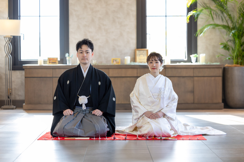 お座りショット