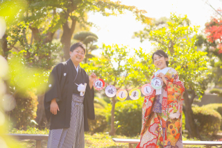 秋のフォトウェディング