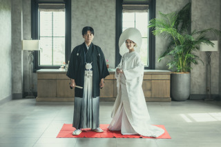 白無垢　ミライザ大阪城館内フォト