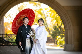 秋のフォトウェディング