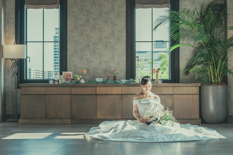 お座りショット