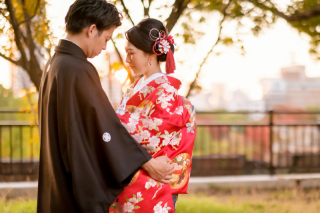 艶やかなフォトウェディング