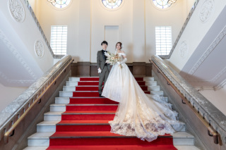 ミライザ大阪城館内でウェディングドレスでプリンセスな1日