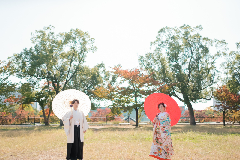 大きな木と