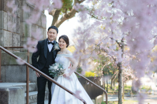 春の木漏れ日と輝く笑顔