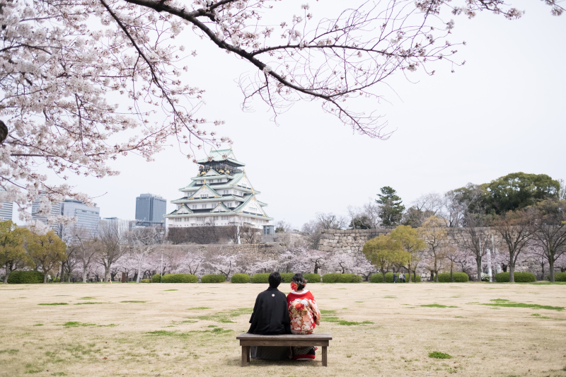 桜の木の下で