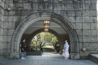大阪城公園の紅葉