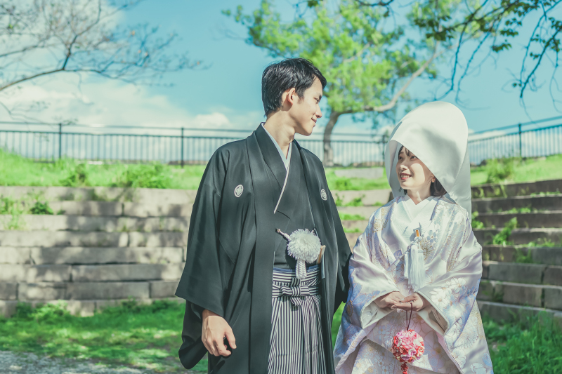 白無垢×綿帽子