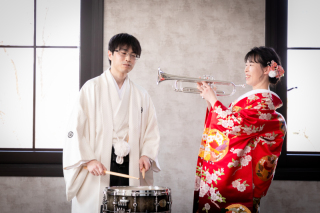 和装もドレスも音楽も♪