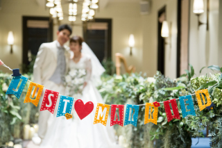 遊び心を入れたフォトウェディング