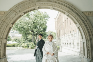 白無垢とウェディングドレスのフォトウェディング