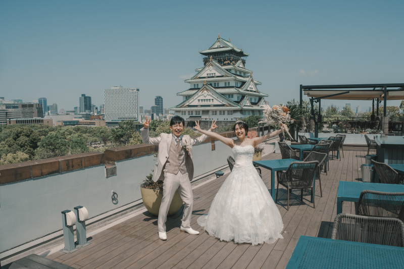 大空に見守られて