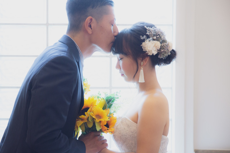 誓いのウェディングキス
