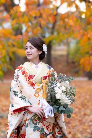 大阪城公園で、美しい自然に囲まれて