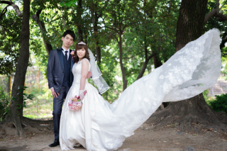 自然なおふたりを