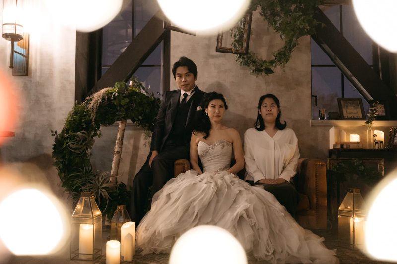 ONE PHOTOWEDDING OSAKA-JO_スタジオで撮影できる