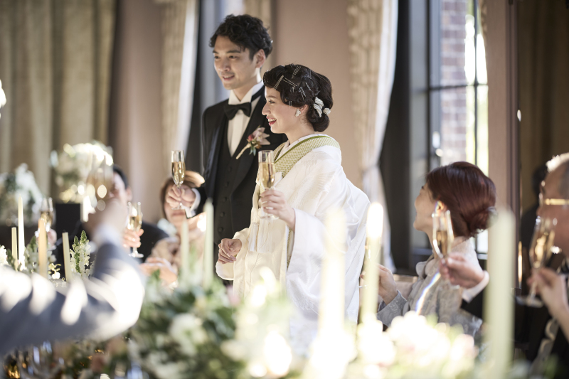ONE PHOTOWEDDING OSAKA-JO_会食ができる