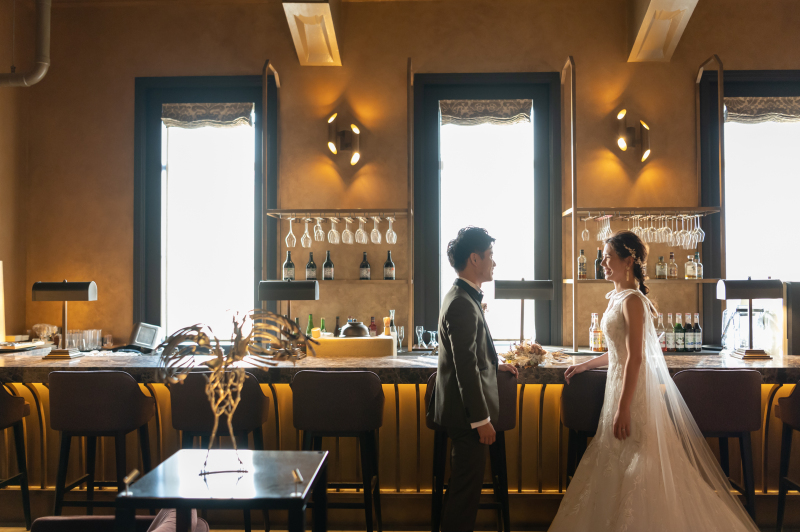 ONE PHOTOWEDDING OSAKA-JO_スタジオで撮影できる