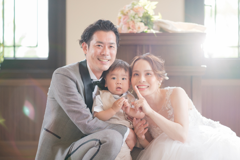 ONE PHOTOWEDDING OSAKA-JO_マタニティフォトの撮影ができる