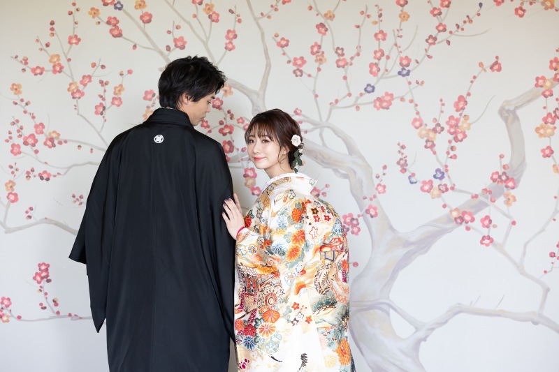 ONE PHOTOWEDDING OSAKA-JO_スタジオで撮影できる