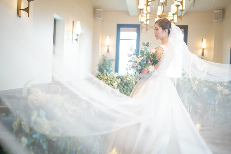 ドレスの魅せ方でオリジナル感を演出