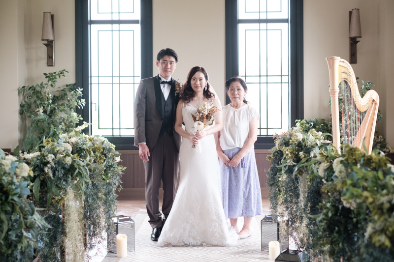 ONE PHOTOWEDDING OSAKA-JO_家族・友人を撮影に呼べる