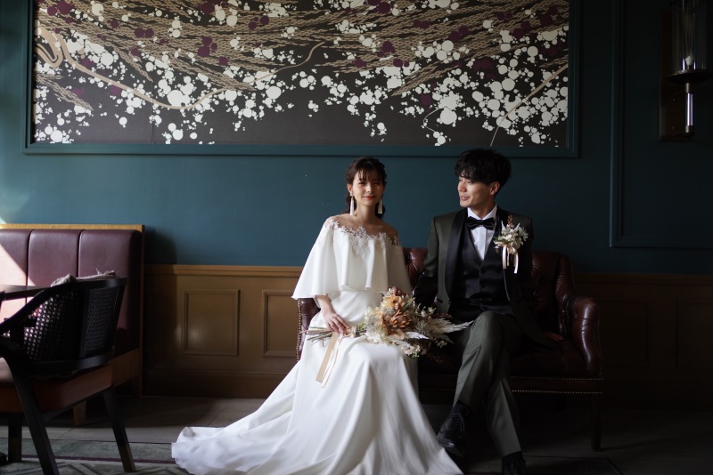 ONE PHOTOWEDDING OSAKA-JO_スタジオで撮影できる