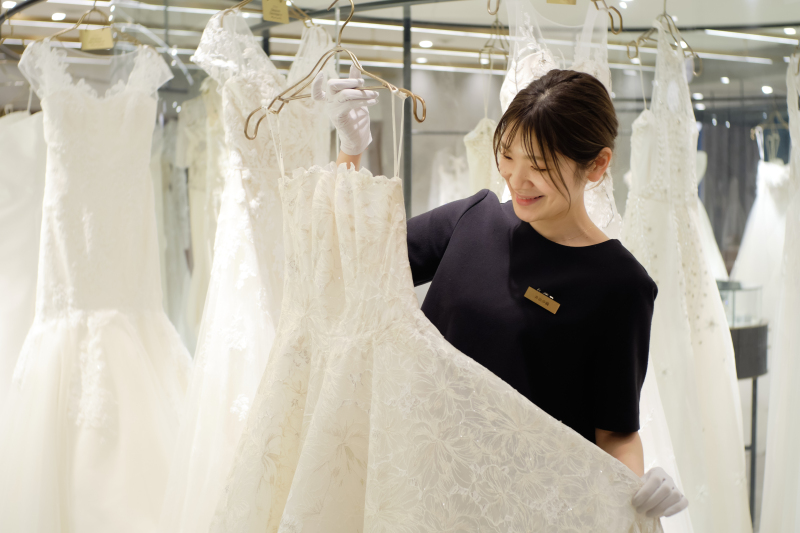 事前に衣装の試着ができる