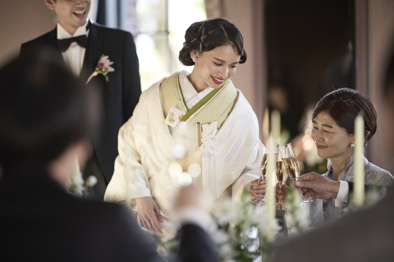 ONE PHOTOWEDDING OSAKA-JO_会食ができる