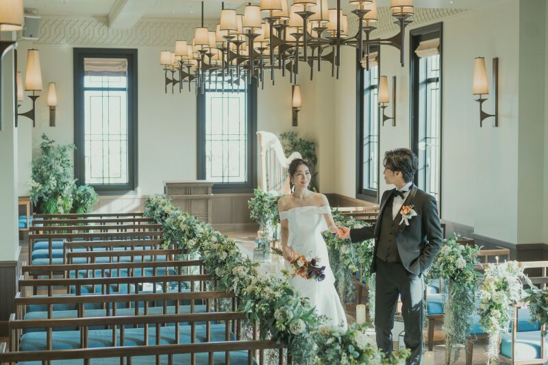 ONE PHOTOWEDDING OSAKA-JO_結婚式場で撮影できる