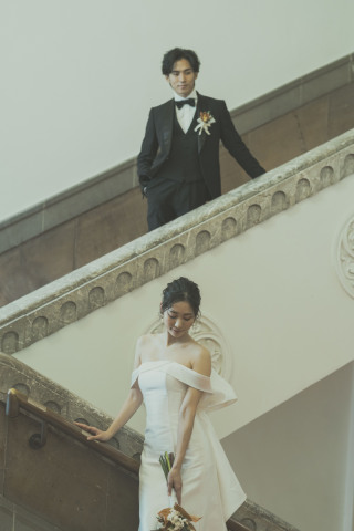 ONE PHOTOWEDDING OSAKA-JO_大階段/ミライザ館内