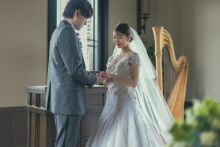 ONE PHOTOWEDDING OSAKA-JO_チャペル　挙式風フォト