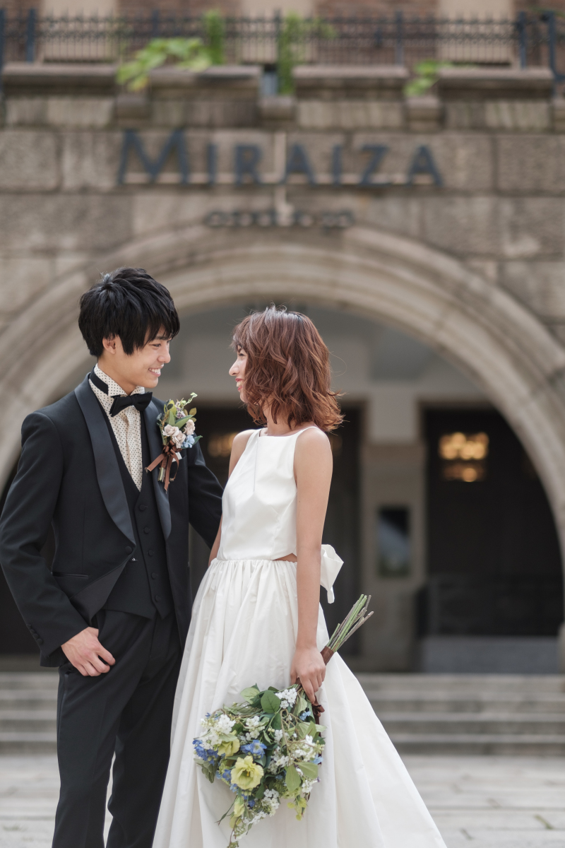 ONE PHOTOWEDDING OSAKA-JO_歴史的建造物で撮影できる