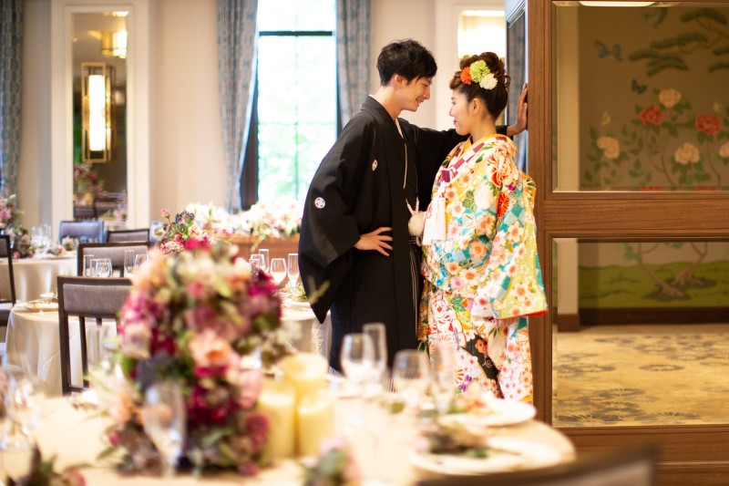 ONE PHOTOWEDDING OSAKA-JO_色打掛・着物が豊富