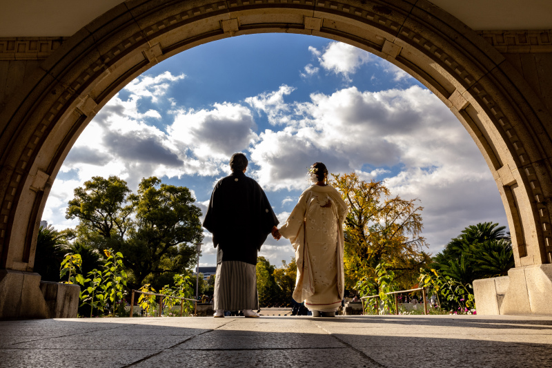 ONE PHOTOWEDDING OSAKA-JO_結婚式場で撮影できる