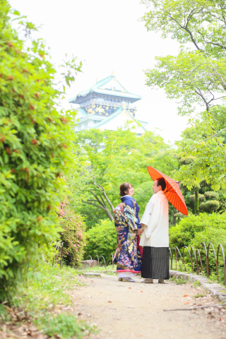 ONE PHOTOWEDDING OSAKA-JO_大阪城公園・庭園